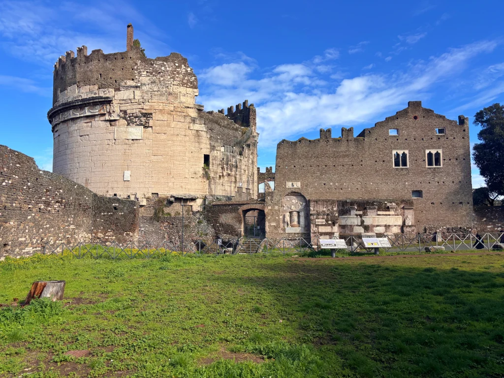 Mausoleum of Cecilia Metella on the Via Appia in Rome