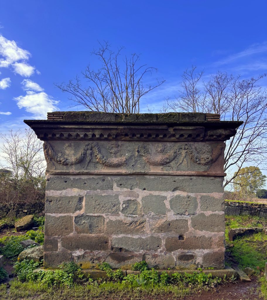 Roman family tomb along the Via Appia Antica in Rome